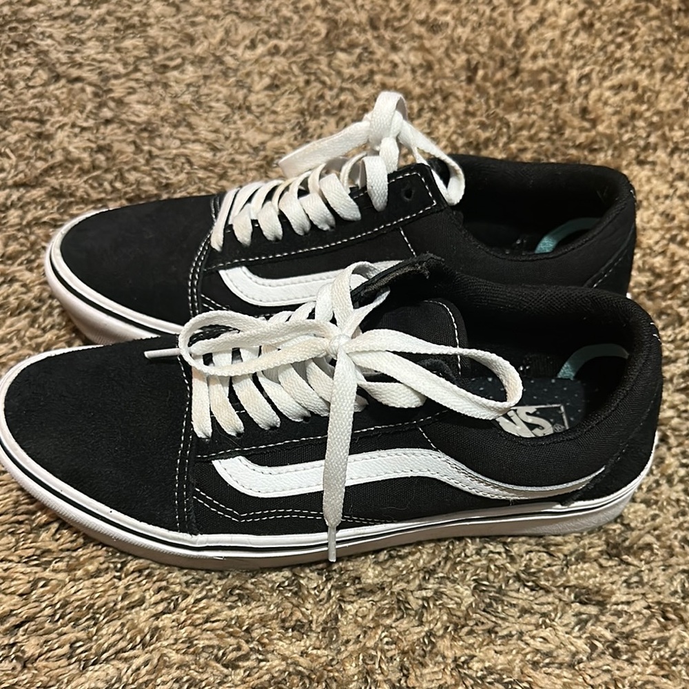 Vans Black and White Sneakers